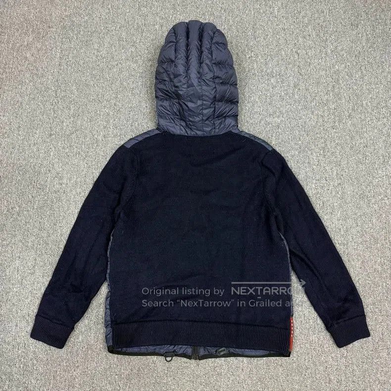 Prada Prada Logo Knit Panel Down Jacket. Size US L / EU 52-54 / 3 - 2 Thumbnail