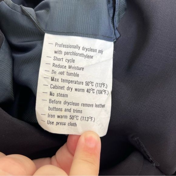 Ermenegildo Zegna Ermenegildo Zegna Soft Wool Men's Blazer Sports Coat Size 50L - 10 Thumbnail