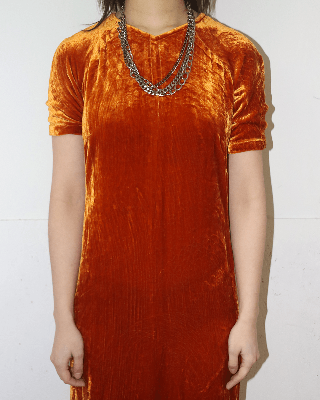 Helmut Lang Helmut Lang 3-Chain Necklace with Denim Pouch Size ONE SIZE - 4 Thumbnail