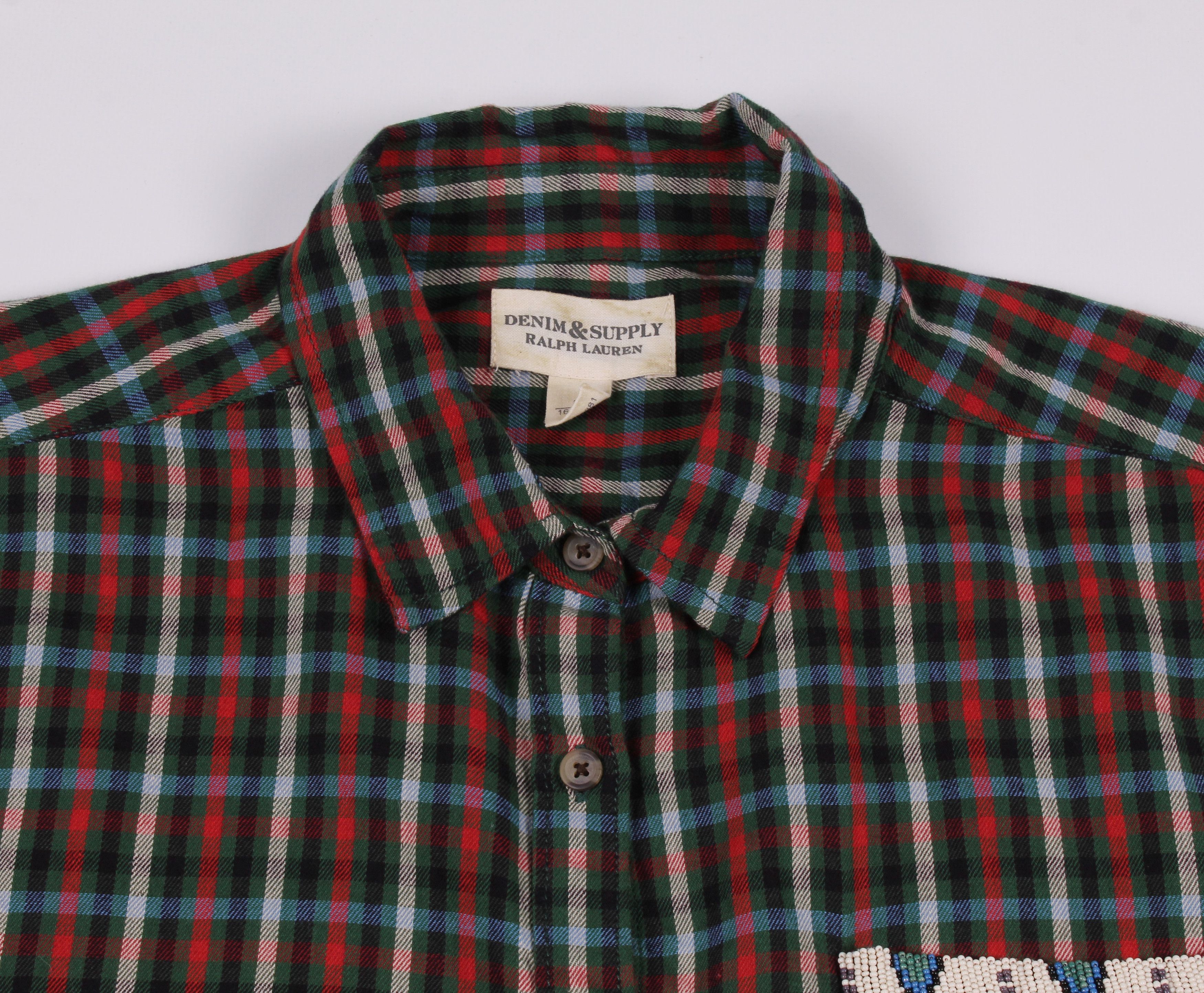 Denim & Supply Ralph Lauren × Ralph Lauren Ralph Lauren Denim and Supply Checkered Oversized Shirt Size M / US 6-8 / IT 42-44 - 5 Thumbnail