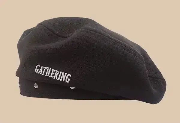 Japanese Brand Y2k grunge gathering beret hat with studs Size ONE SIZE - 1 Thumbnail