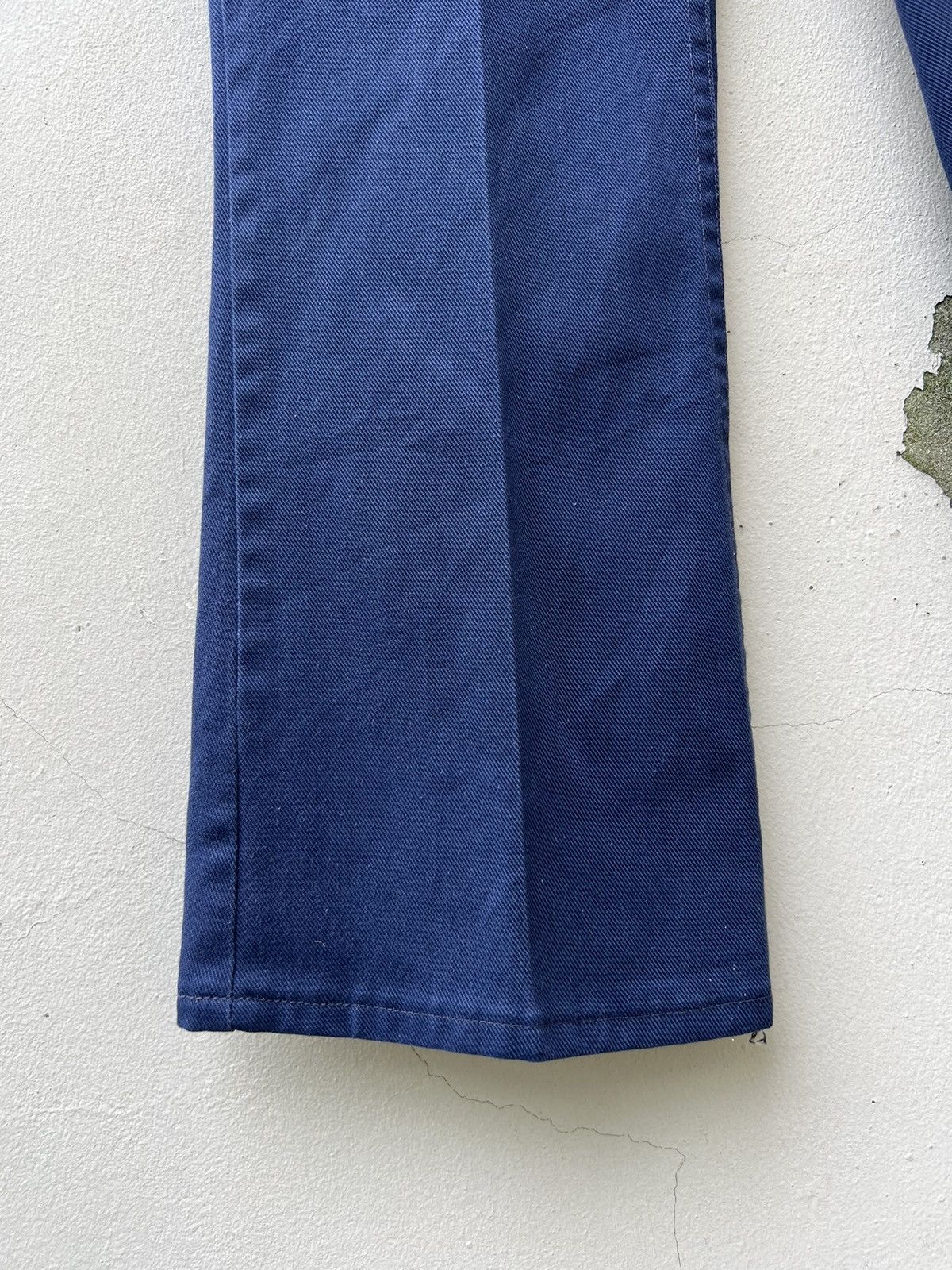 Vintage Vintage 60s Wrangler Navy Blue Flare Pant Size US 31 - 11 Thumbnail