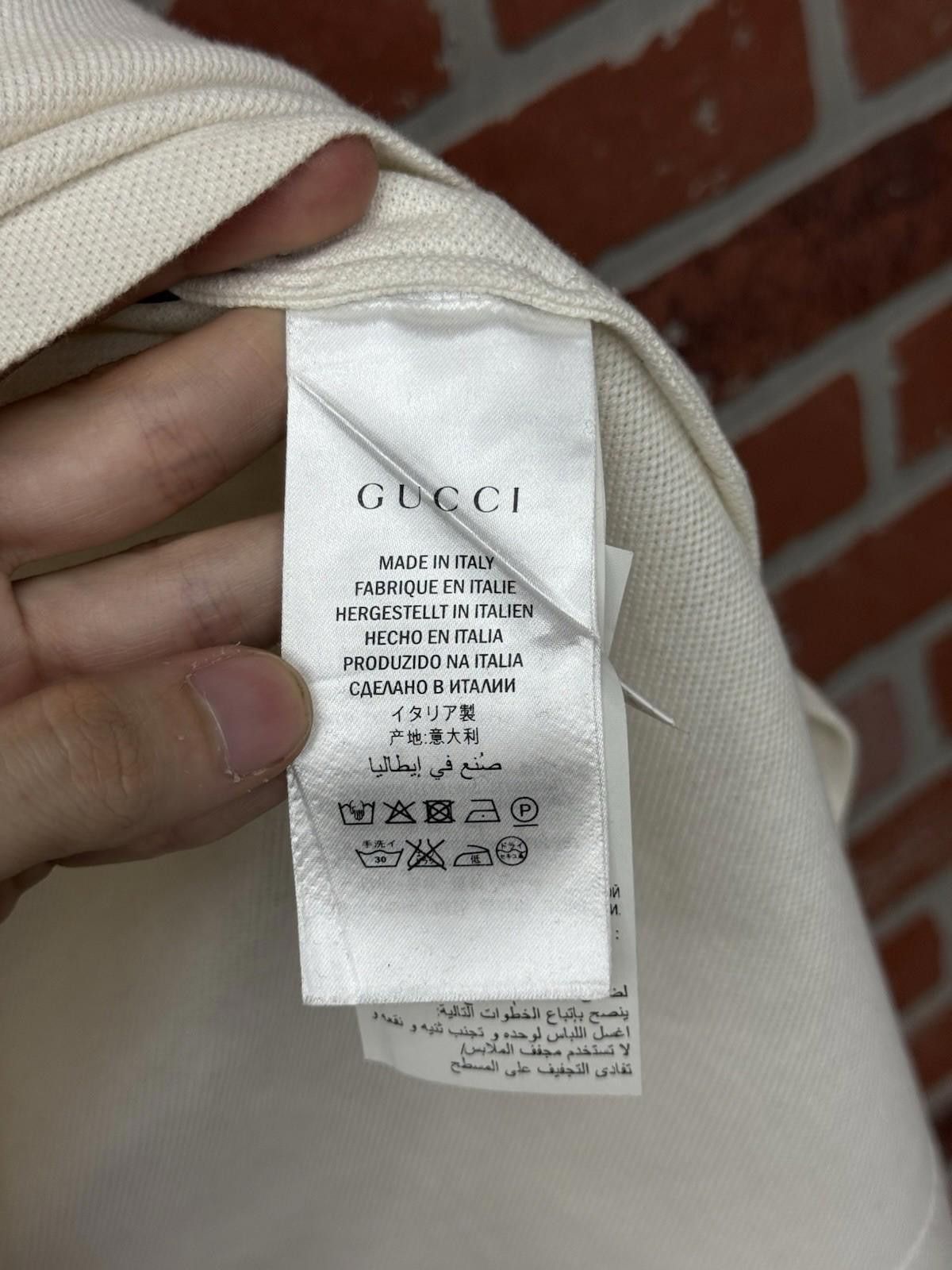 Gucci Gucci Polo T Shirt White/Red Size XL $850 Retail Authentic Size US XL / EU 56 / 4 - 6 Thumbnail