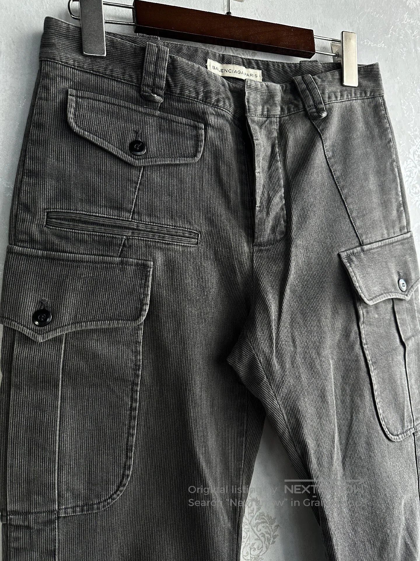 Balenciaga Balenciaga Water-washable cargo pocket pants| Size US 28 / EU 44 - 3 Thumbnail