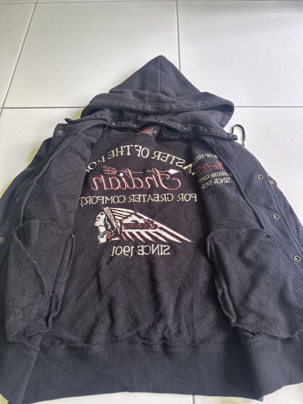 Indian Motorcycle Vintage Indian Master of the Road Bomber Black Jackets Size US M / EU 48-50 / 2 - 7 Thumbnail