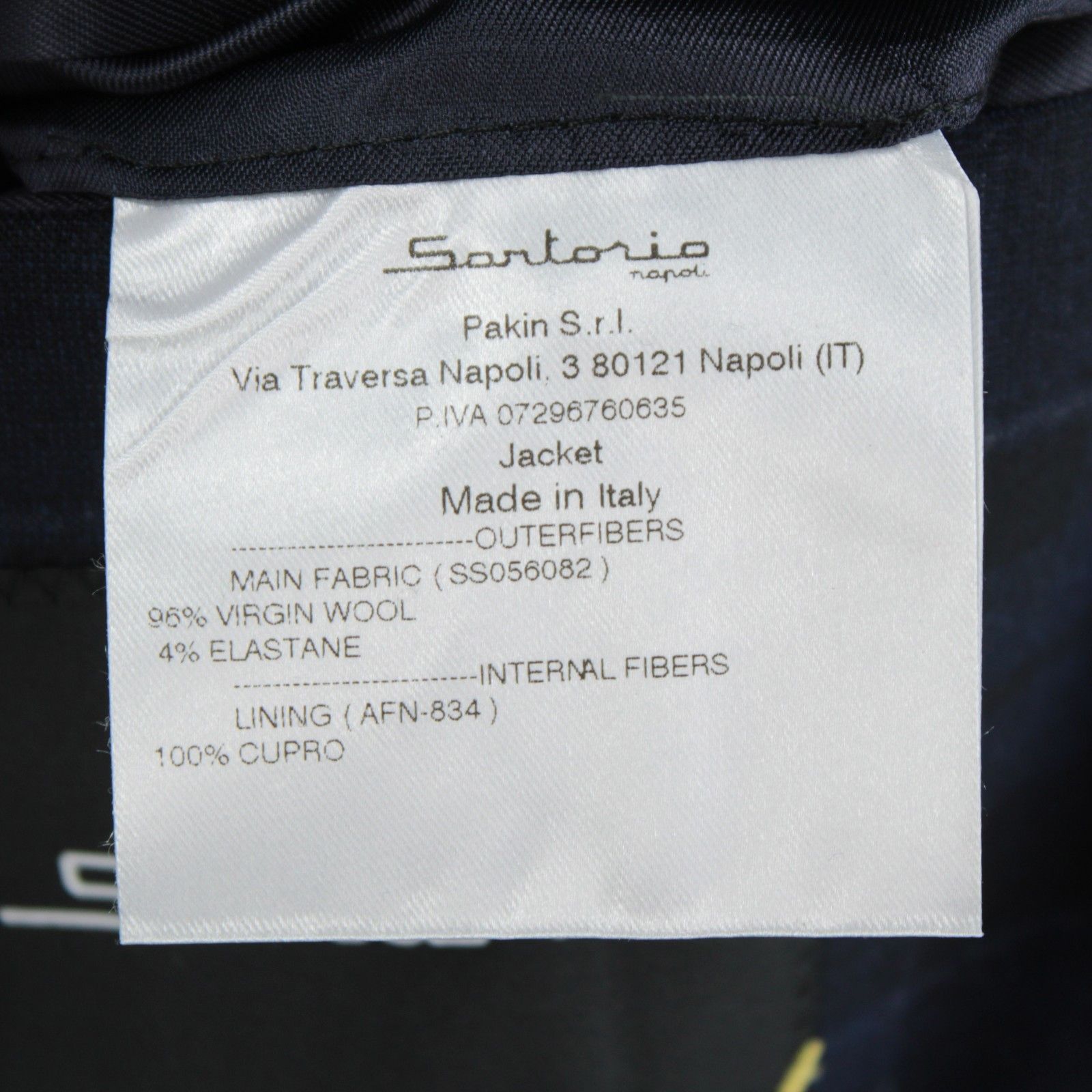 SARTORIO Sartorio Sport Coat Size 46 Regular US in Blue Size 46R - 8 Thumbnail
