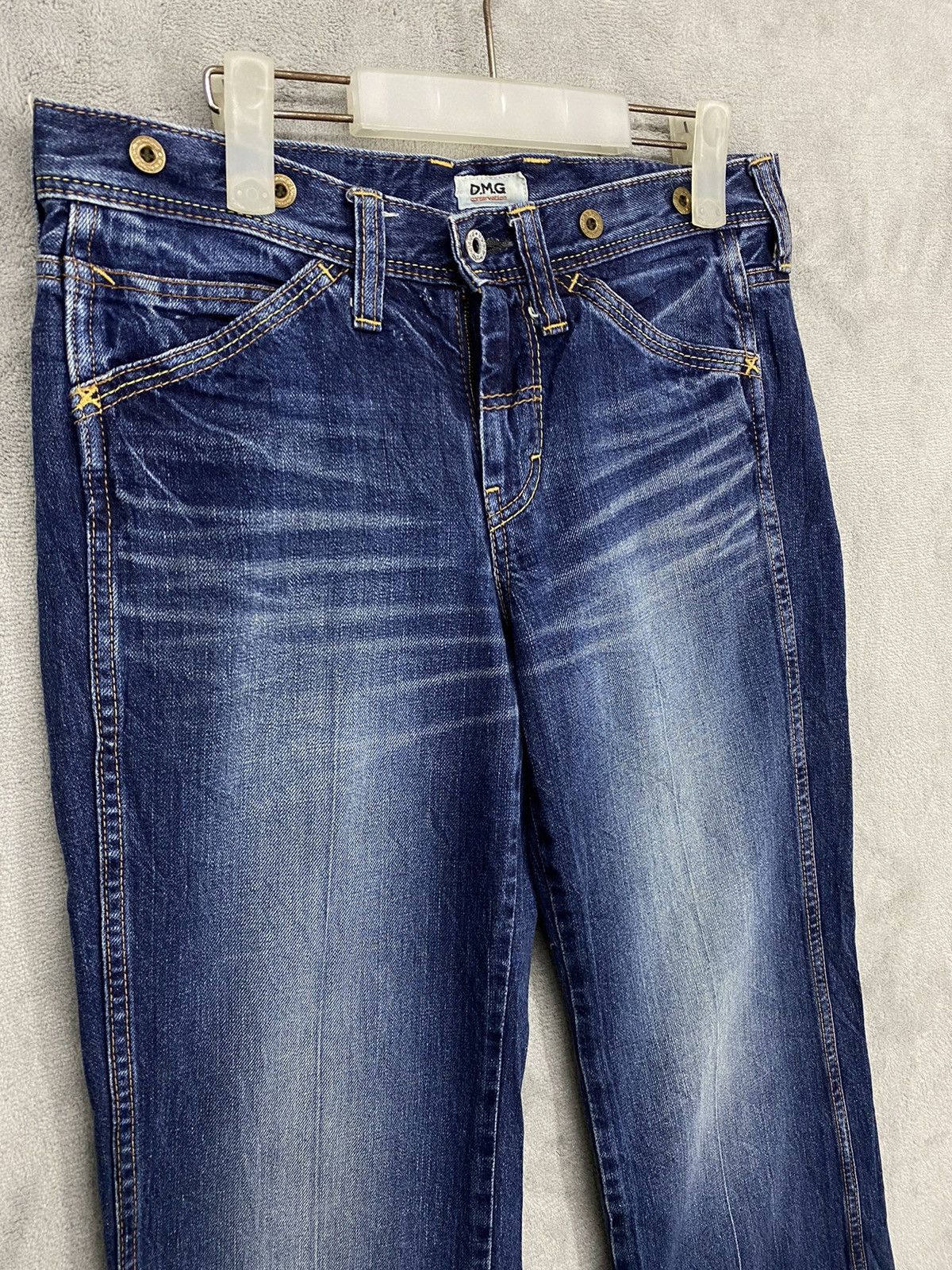 Hysteric Glamour × Japanese Brand × Spellbound JAPANESE BRAND D.M.G FADED BLUE DENIM JEANS Size US 30 / EU 46 - 3 Thumbnail