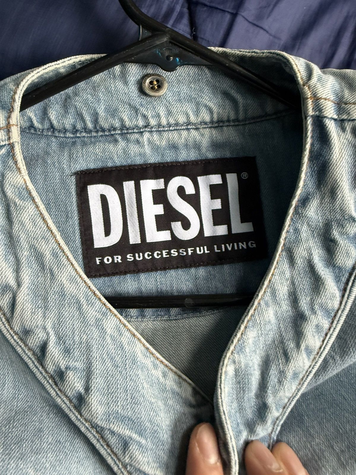 Diesel Diesel denim button up shirt Size US L / EU 52-54 / 3 - 3 Thumbnail