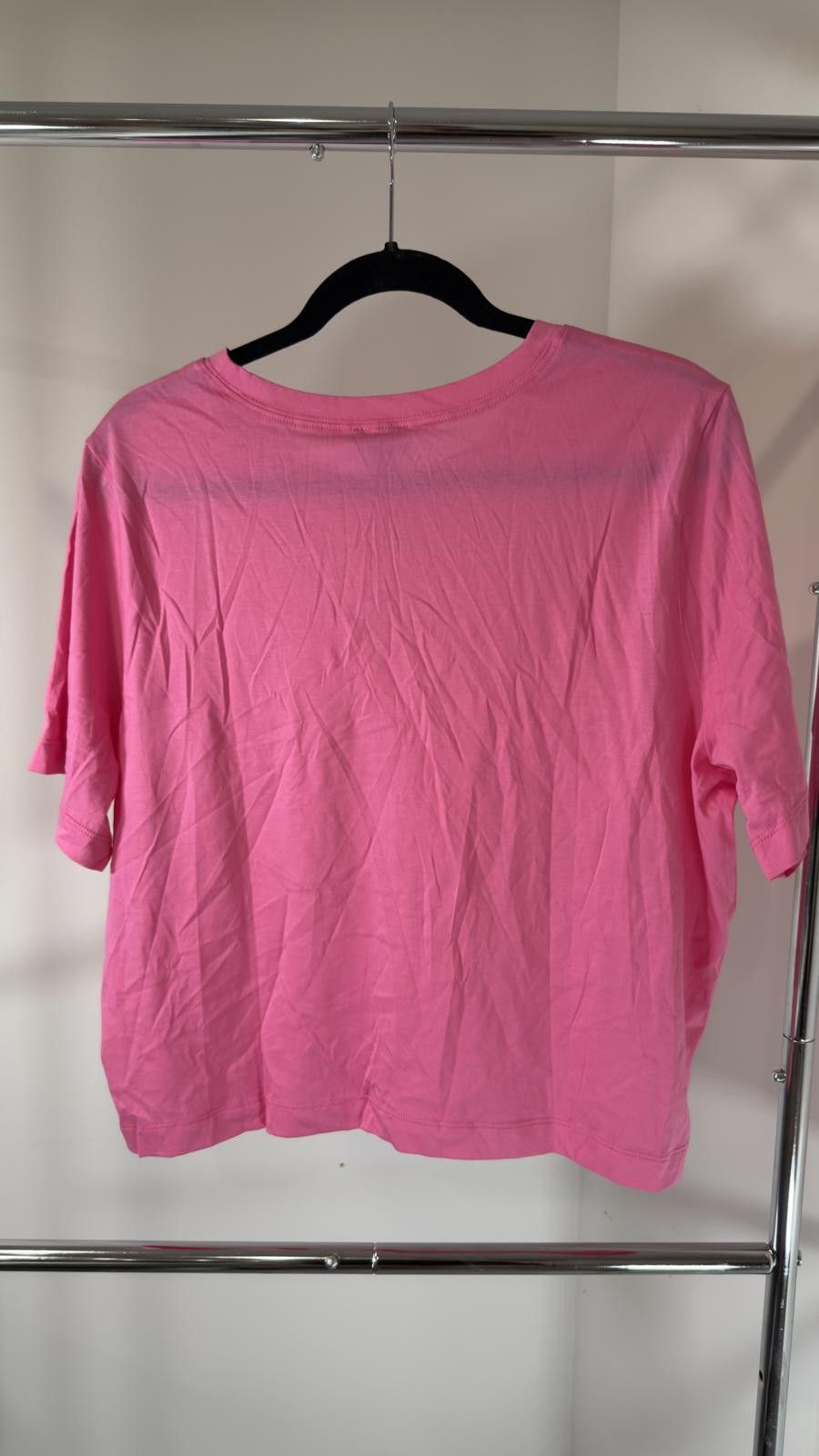 Express Express Pink Short Sleeve Top Size L / US 10 / IT 46 - 2 Thumbnail
