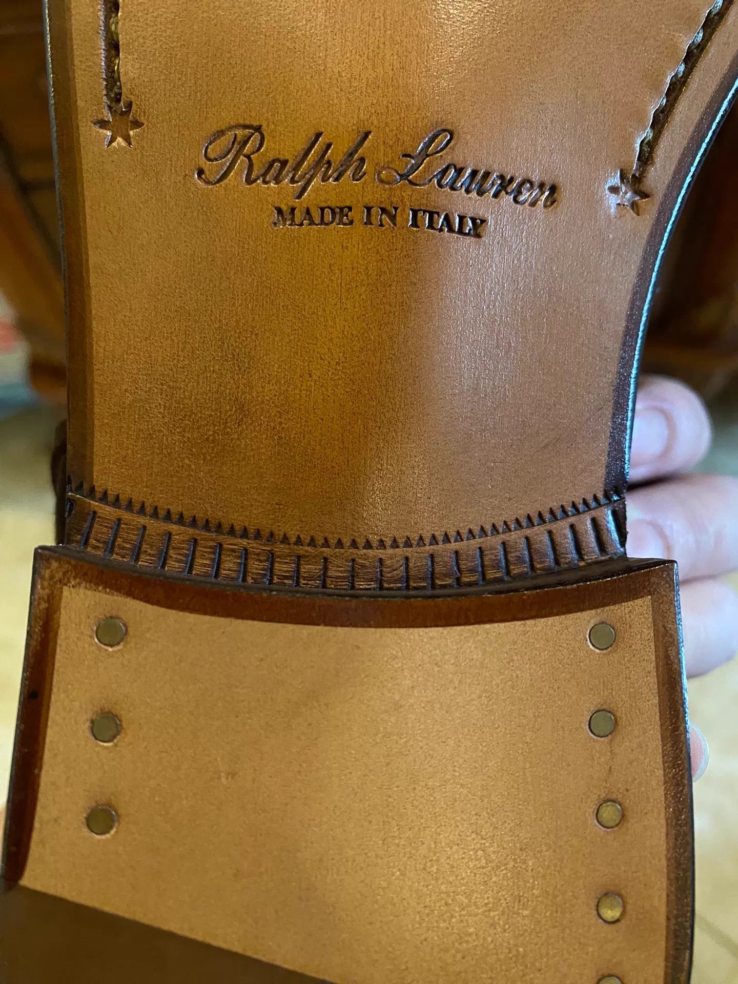 Polo Ralph Lauren RL Purple Label RRL Italian Sandals OldMoney US8/9 Size US 8 / EU 41 - 8 Thumbnail