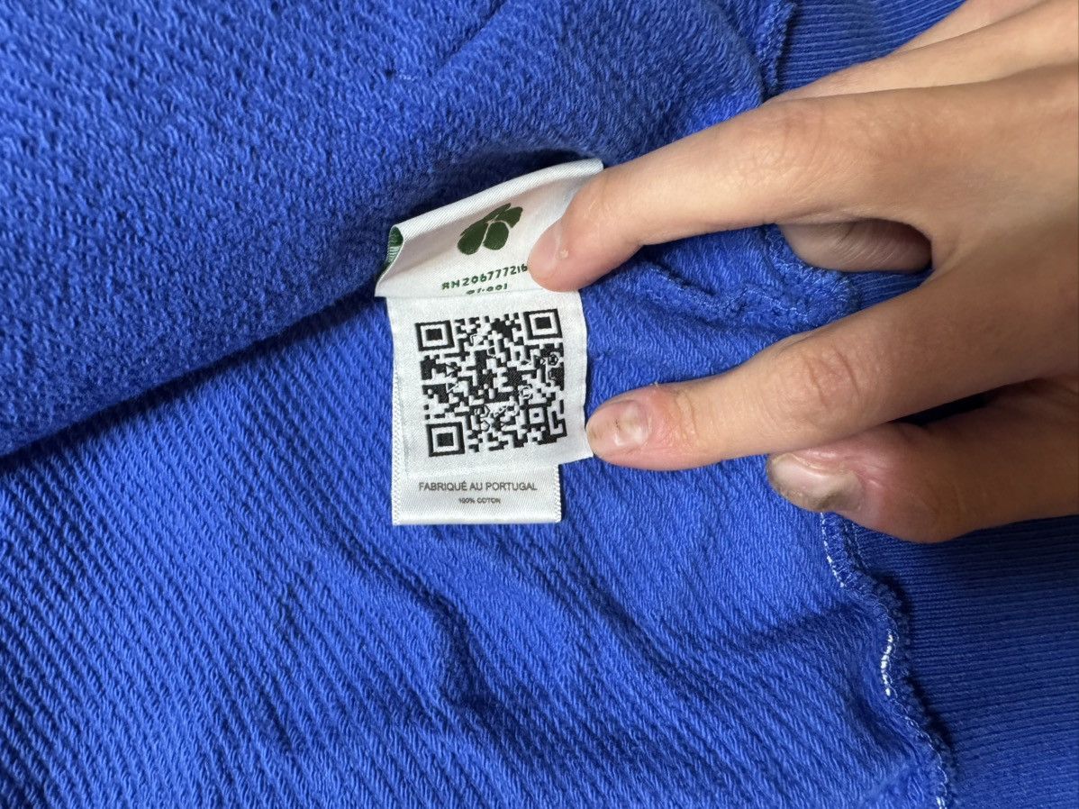 DENIM TEARS DENIM TEARS Royal Blue Cotton Wreath Zip Up - Size XS Size US XS / EU 42 / 0 - 10 Thumbnail