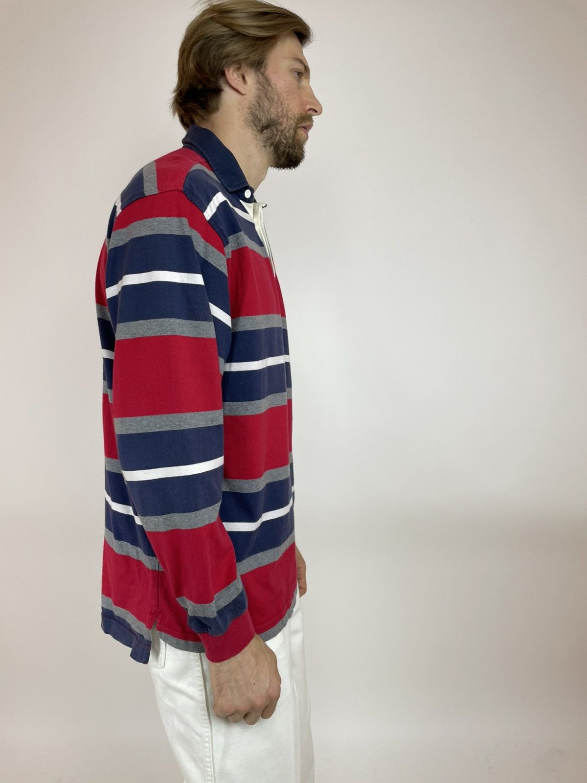 Other GANT USA SPORT Rugby striped polo long sleeve Mens size XL Size US L / EU 52-54 / 3 - 9 Thumbnail