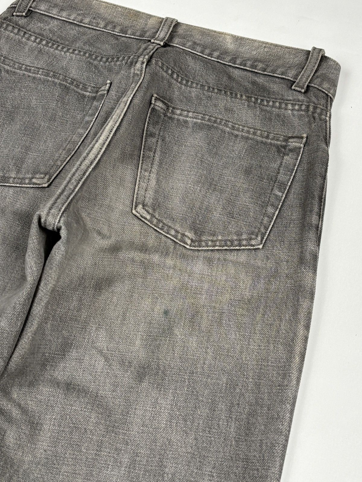 Helmut Lang 1999 Grey Sanded Denim Jeans Size US 28 / EU 44 - 8 Thumbnail