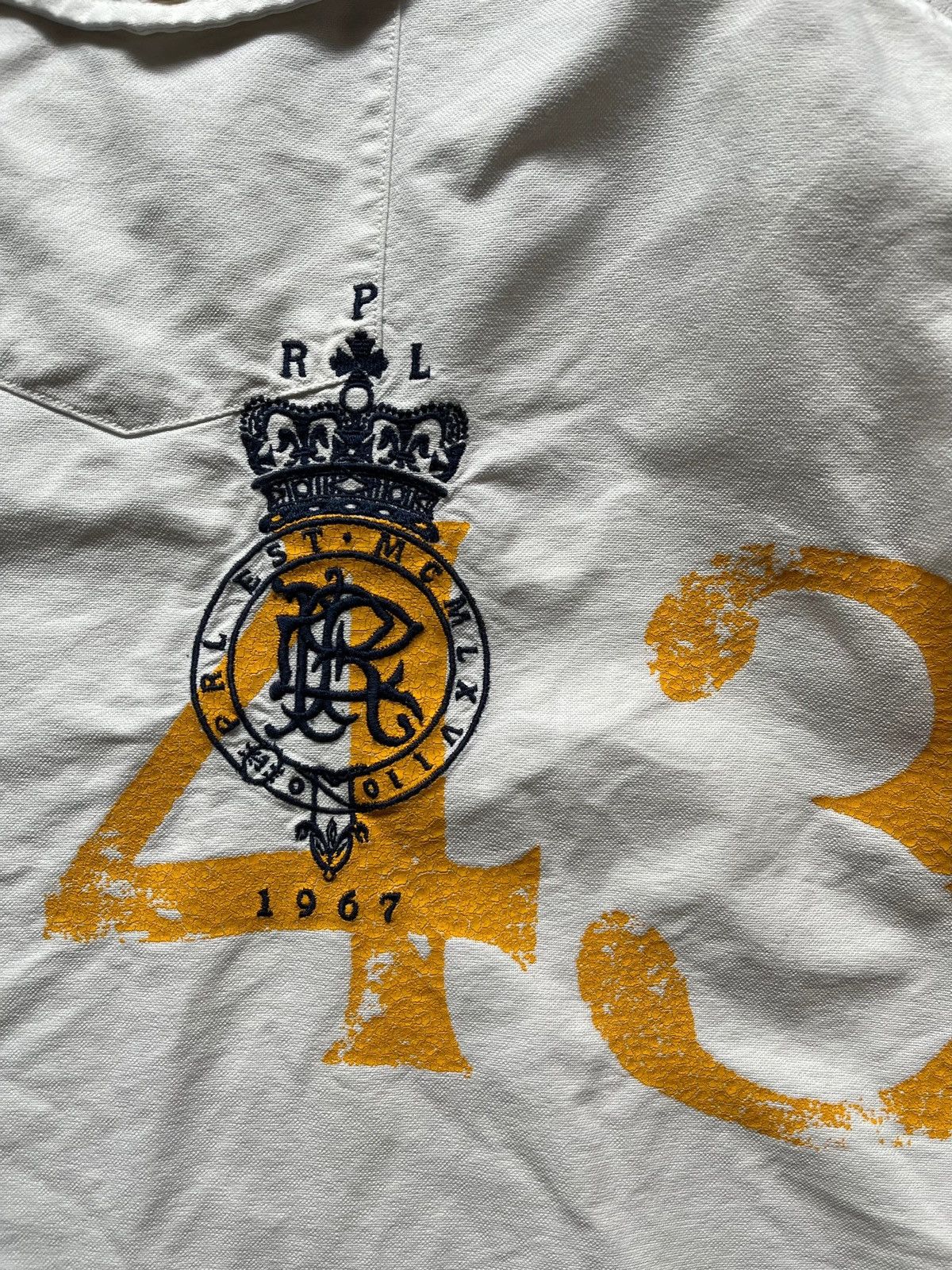 Ralph Lauren Polo Ralph Lauren Sz XXL / 38 Shirt #43 White 2000s Size US XXL / EU 58 / 5 - 7 Thumbnail