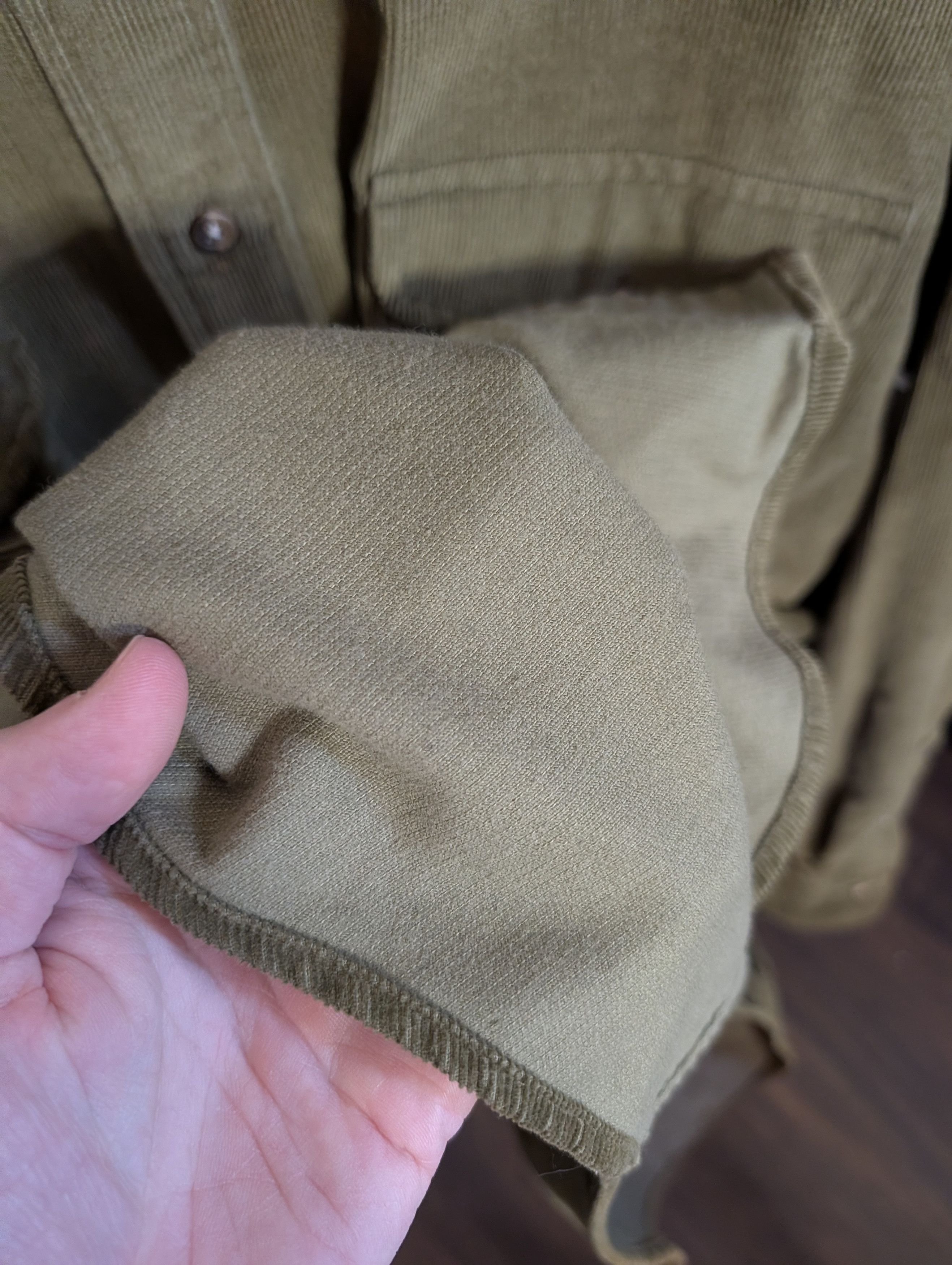 Lands' End VTG 1993 Green thick corduroy shacket MiUSA XL Size US XL / EU 56 / 4 - 8 Thumbnail