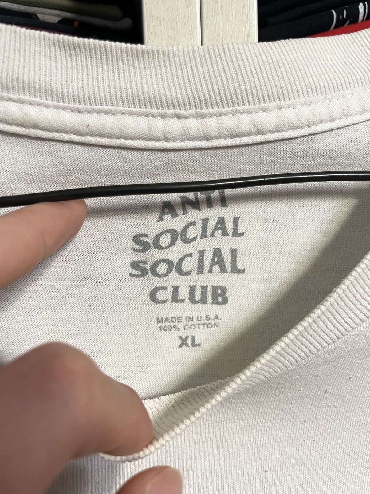 Anti Social Social Club Anti Social Social Club White ASSC Logo T-Shirt Size US XL / EU 56 / 4 - 8 Thumbnail