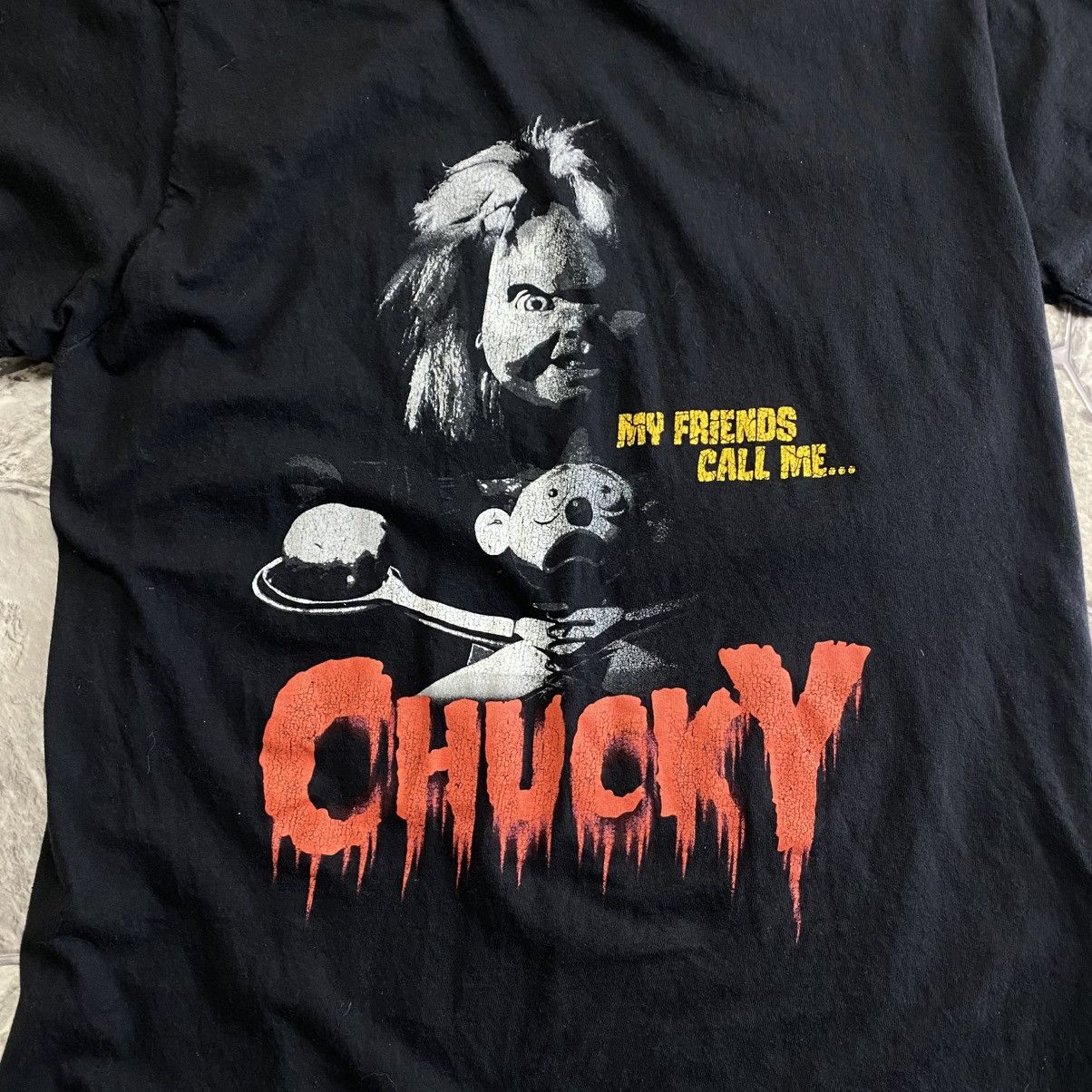 Universal Studios Chucky T-Shirt Big logo Black L Size US L / EU 52-54 / 3 - 5 Thumbnail