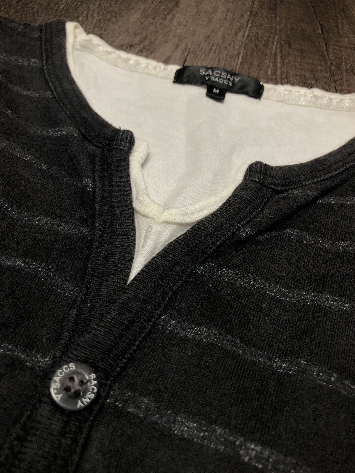 Designer × Vintage × Yohji Yamamoto Sacsny Y'saccs Y's Yohji Yamamoto Long Sleeve Tee Shirt Size US M / EU 48-50 / 2 - 17 Thumbnail