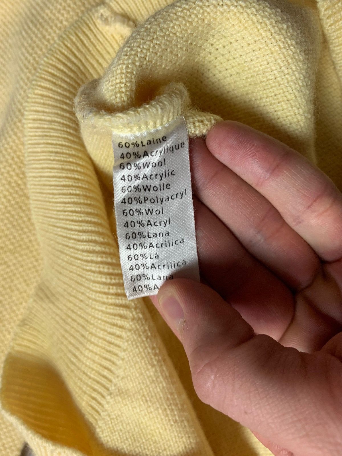 Lacoste × Vintage Lacoste vintage knitted sweater Size M Size US M / EU 48-50 / 2 - 6 Thumbnail