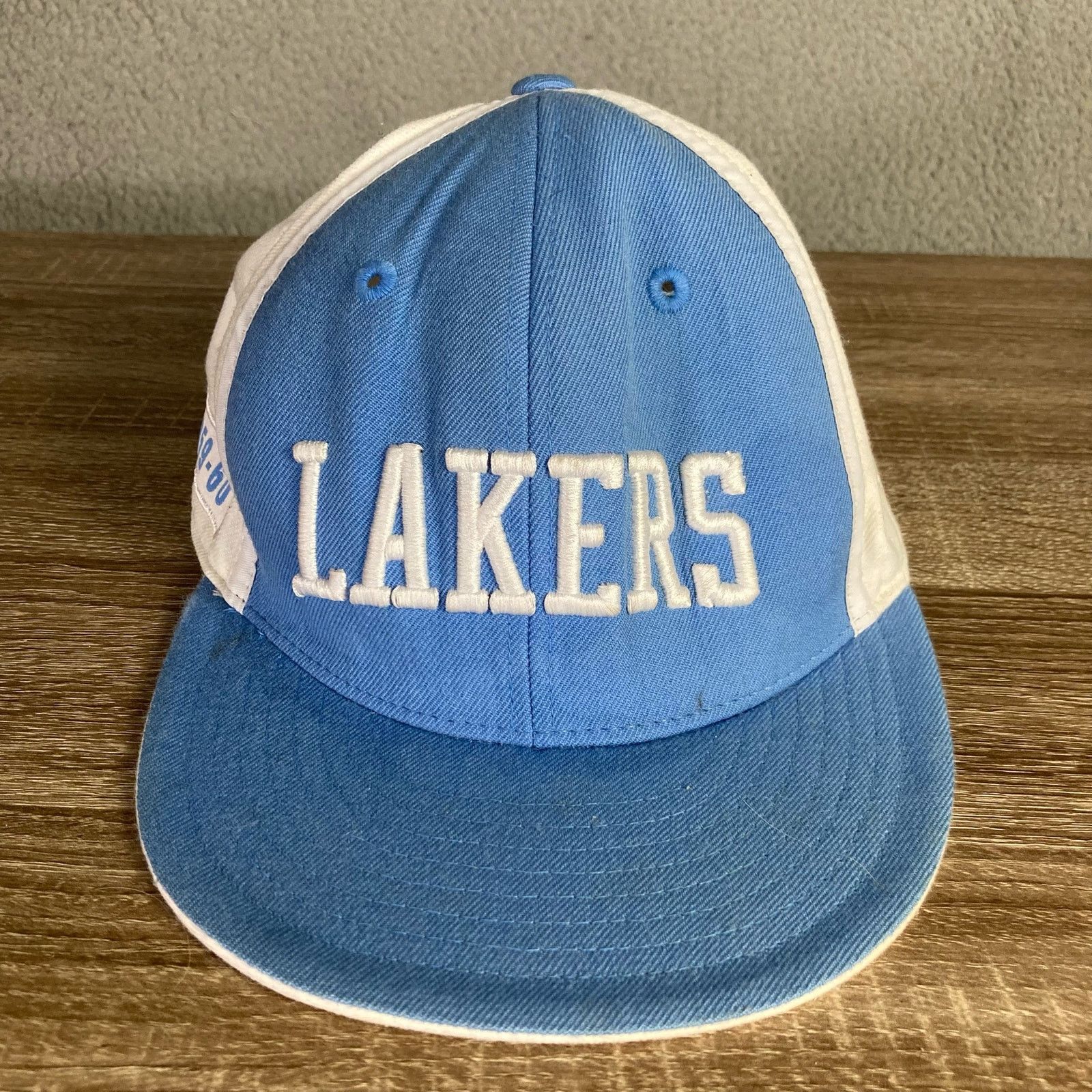 Reebok Reebok Los Angeles Lakers NBA Fitted 100% Wool Hat Size ONE SIZE - 8 Thumbnail