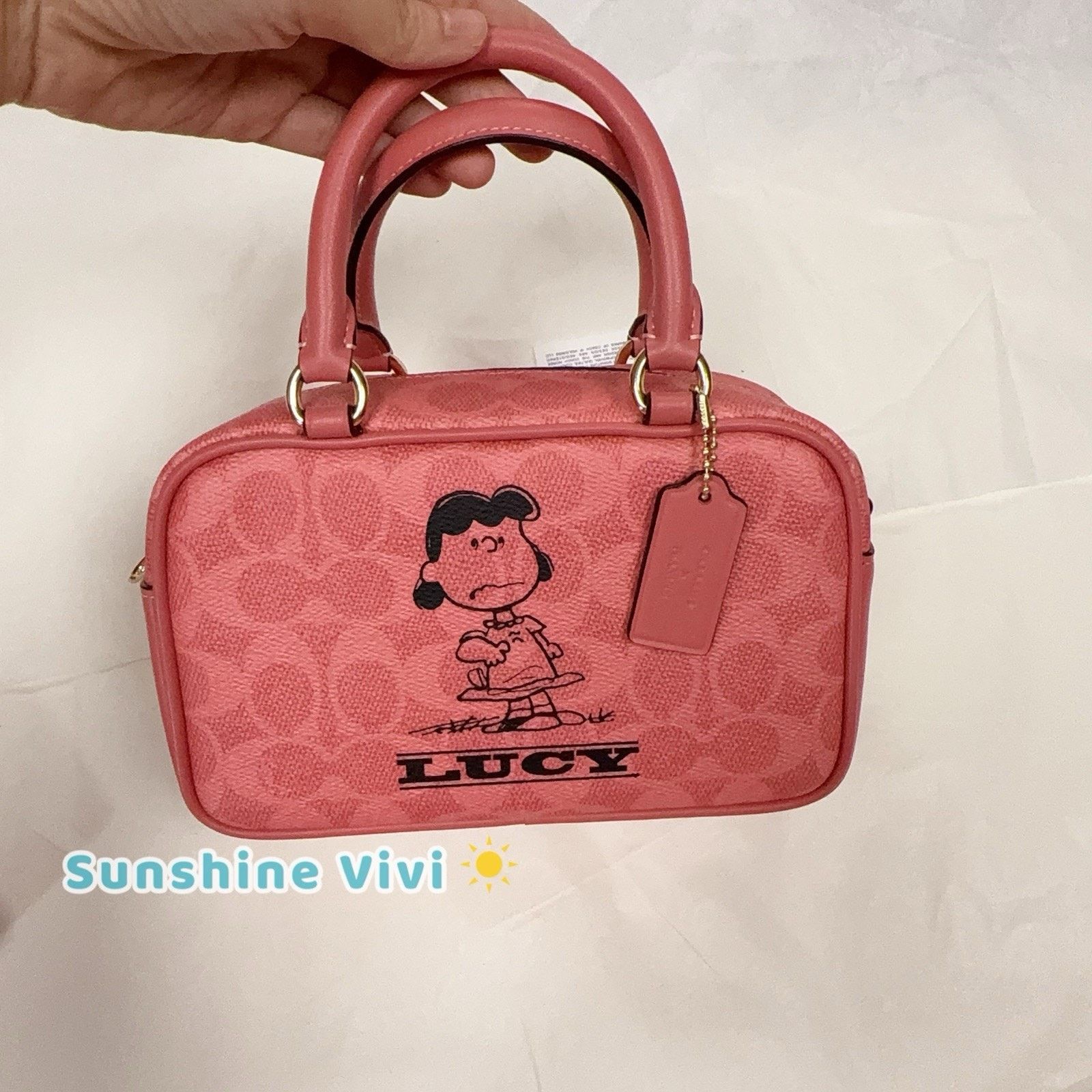 Coach NWT Bundle Coach X Peanuts Satchel CBJ62 & CBN89 Snap Wallet Size ONE SIZE - 13 Thumbnail