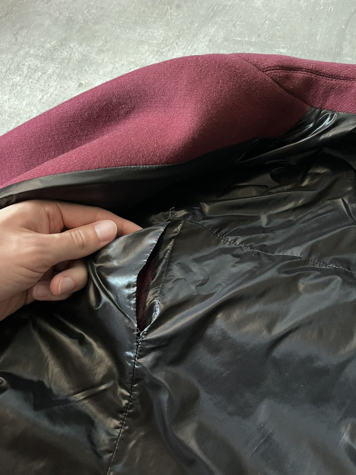 Alaia Alaia Double Breasted Burgundy Wool Coat Size M / US 6-8 / IT 42-44 - 13 Thumbnail