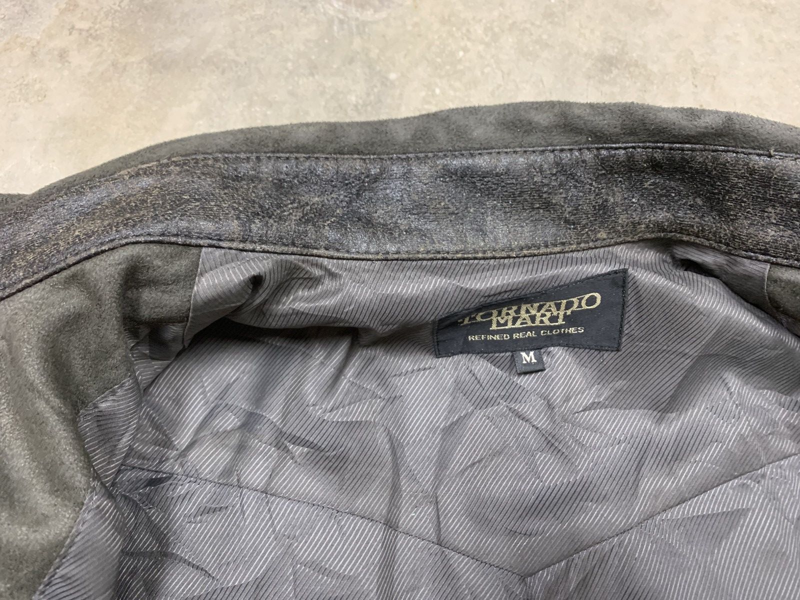 Tornado Mart Tornado Mart Suede Leather Punk Style Lace Up Jacket Size M / US 6-8 / IT 42-44 - 17 Thumbnail