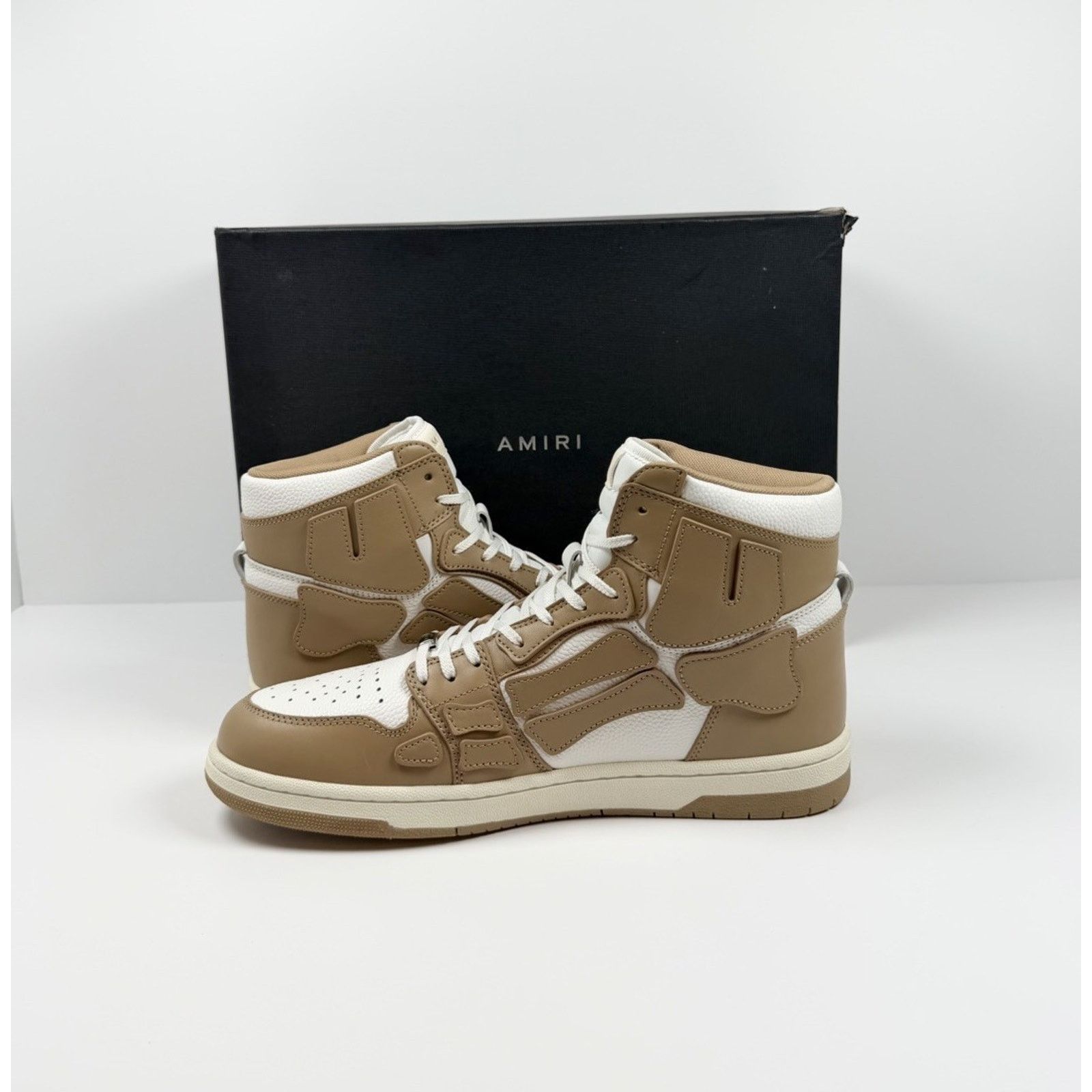 Amiri Size 46EU/13US - Amiri Skel Top High Brown NEW Size US 13 / EU 46 - 6 Thumbnail