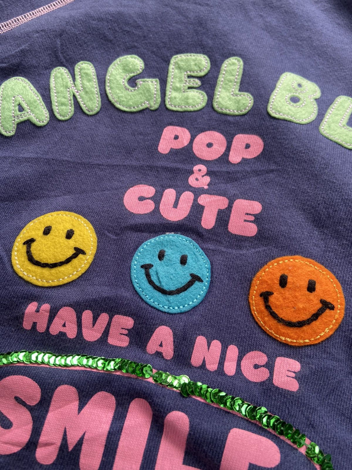 Angel Blue ANGELS BLUE POP & CUTE HAVE A NICE SMILE ZIP HOODIE Size US S / EU 44-46 / 1 - 16 Thumbnail