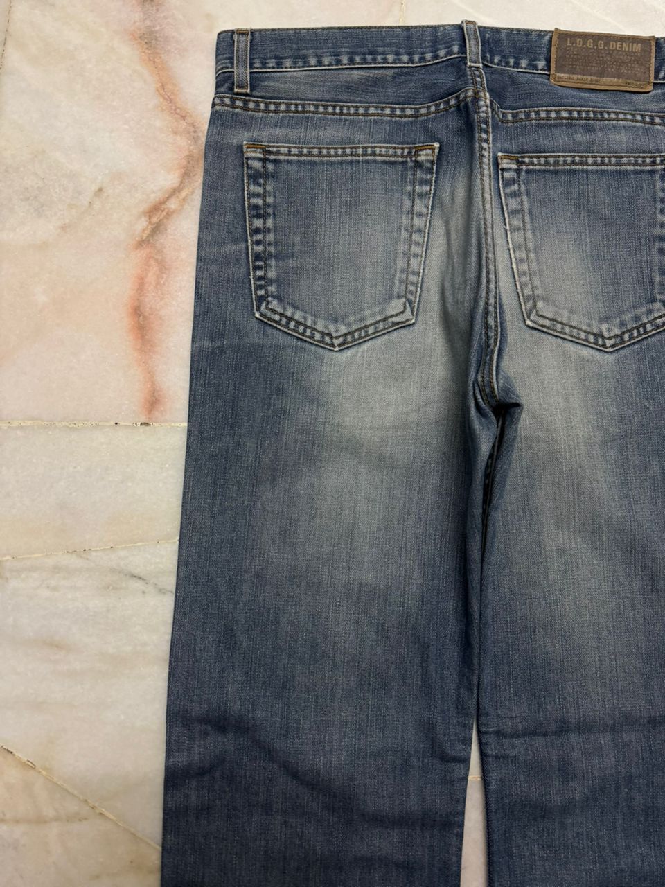 H&M 💥Grunge💥Vintage H&M Logg Mudwash Insane Distressed Denim Size US 31 - 16 Thumbnail