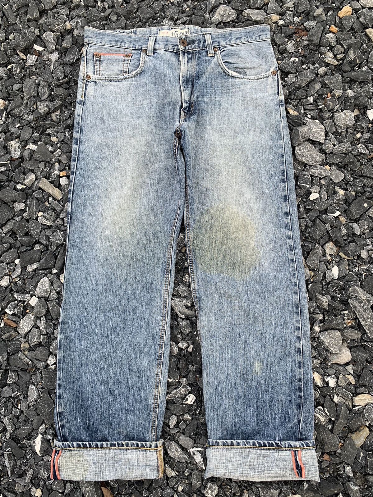 Other VINTAGE EDWIN 505V SELVEDGE FADED JAPANESE DISTRESSED DENIM Size US 38 / EU 54 - 5 Thumbnail