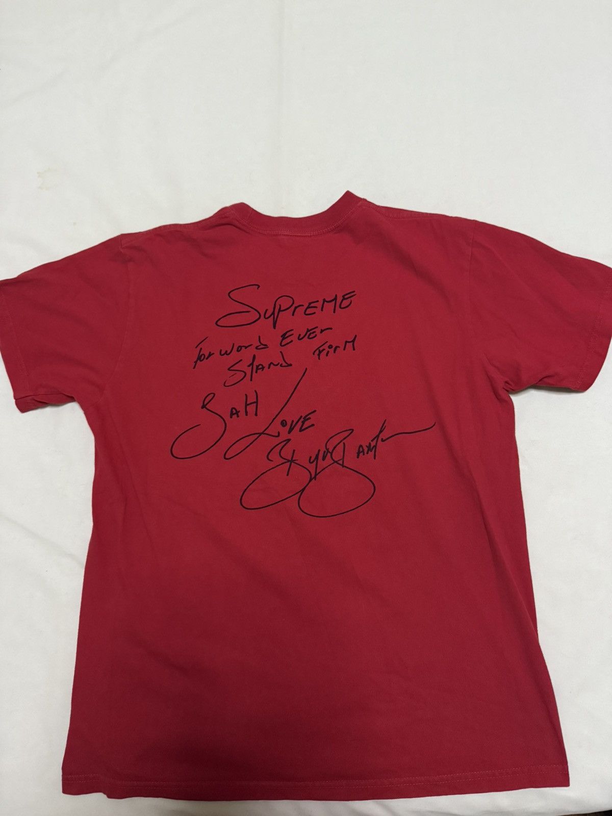 Supreme Supreme buju banton tee T-shirt red Size US M / EU 48-50 / 2 - 5 Thumbnail