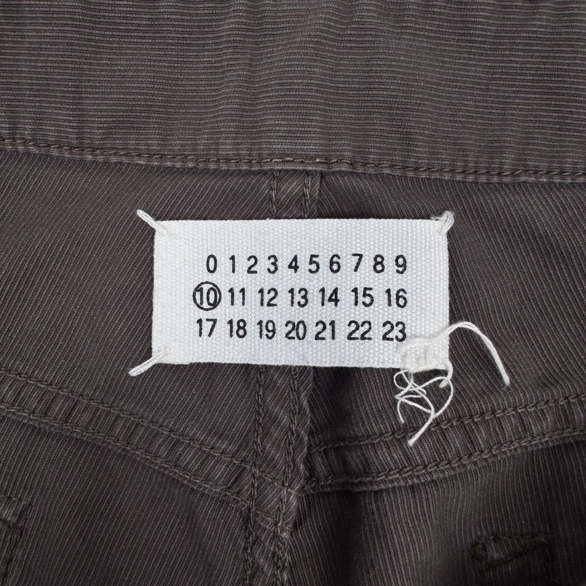 Maison Margiela SS2007 Martin Margiela Brown Cotton Relaxed Straight Pants Size US 31 - 8 Thumbnail