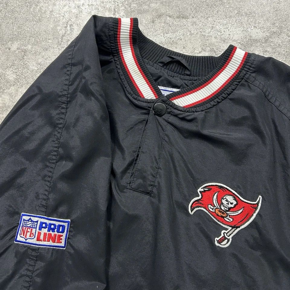 NFL × Starter × Vintage TAMPA BAY BUCCANEERS STATER PULLOVER JACKET WINDBREAKER Size US XL / EU 56 / 4 - 4 Thumbnail