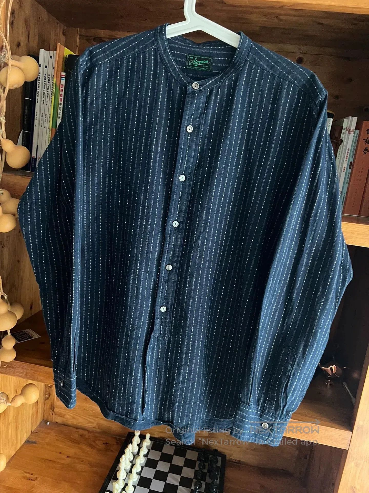 Stevenson Overall Co. indigo stripe shirt by stevenson overall co. Size US L / EU 52-54 / 3 - 3 Thumbnail