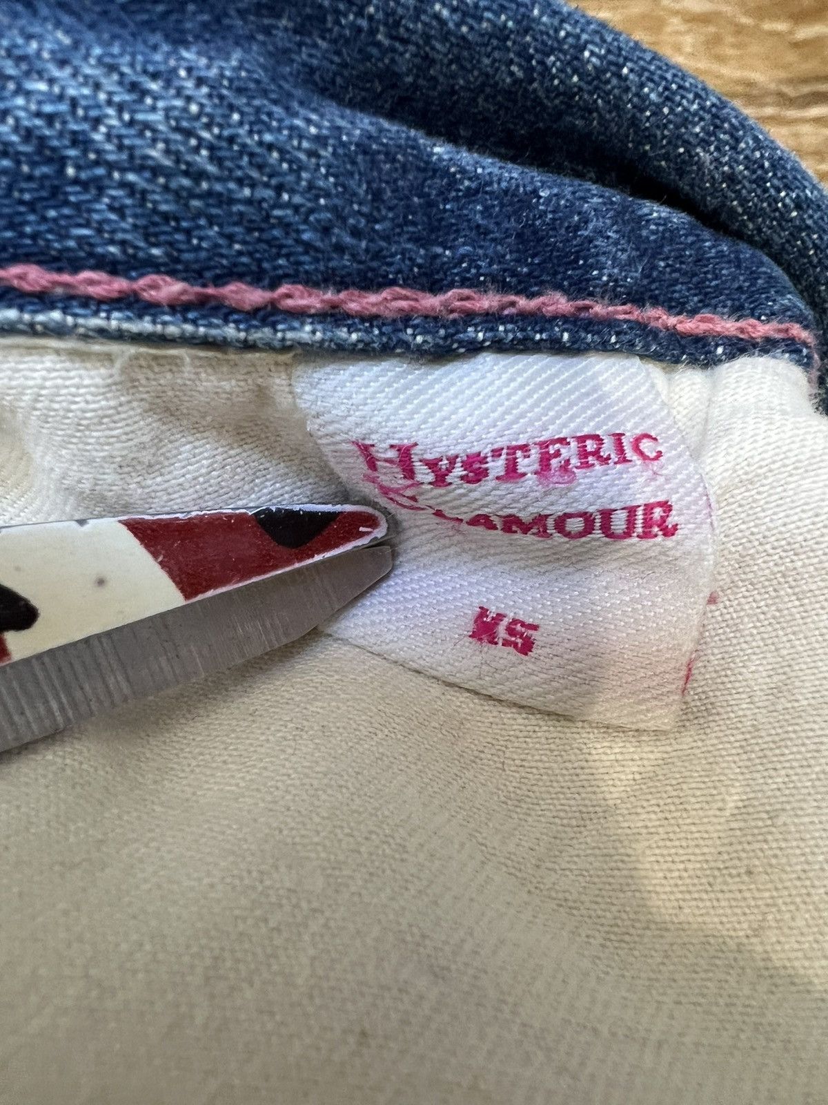 Hysteric Glamour Hysteric glamour kinky distressed repaired selvedge jeans Size US 29 - 11 Thumbnail