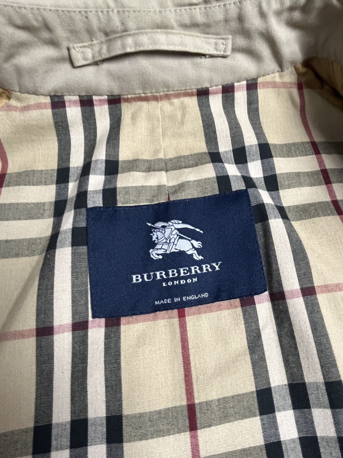 Burberry × Vintage Rare🔥Vintage Burberry London Nova Check Trench Coat Size US L / EU 52-54 / 3 - 15 Thumbnail
