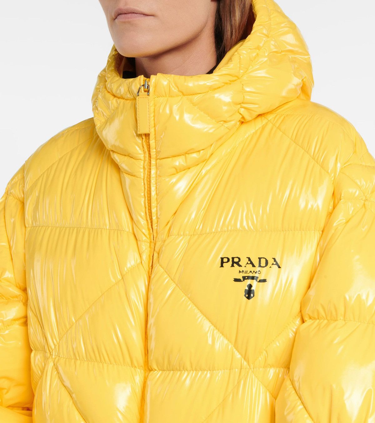 Prada 🔥$4.6K VALUE🔥 Prada Re-nylon Logo Puffer Jacket Size US M / EU 48-50 / 2 - 4 Thumbnail