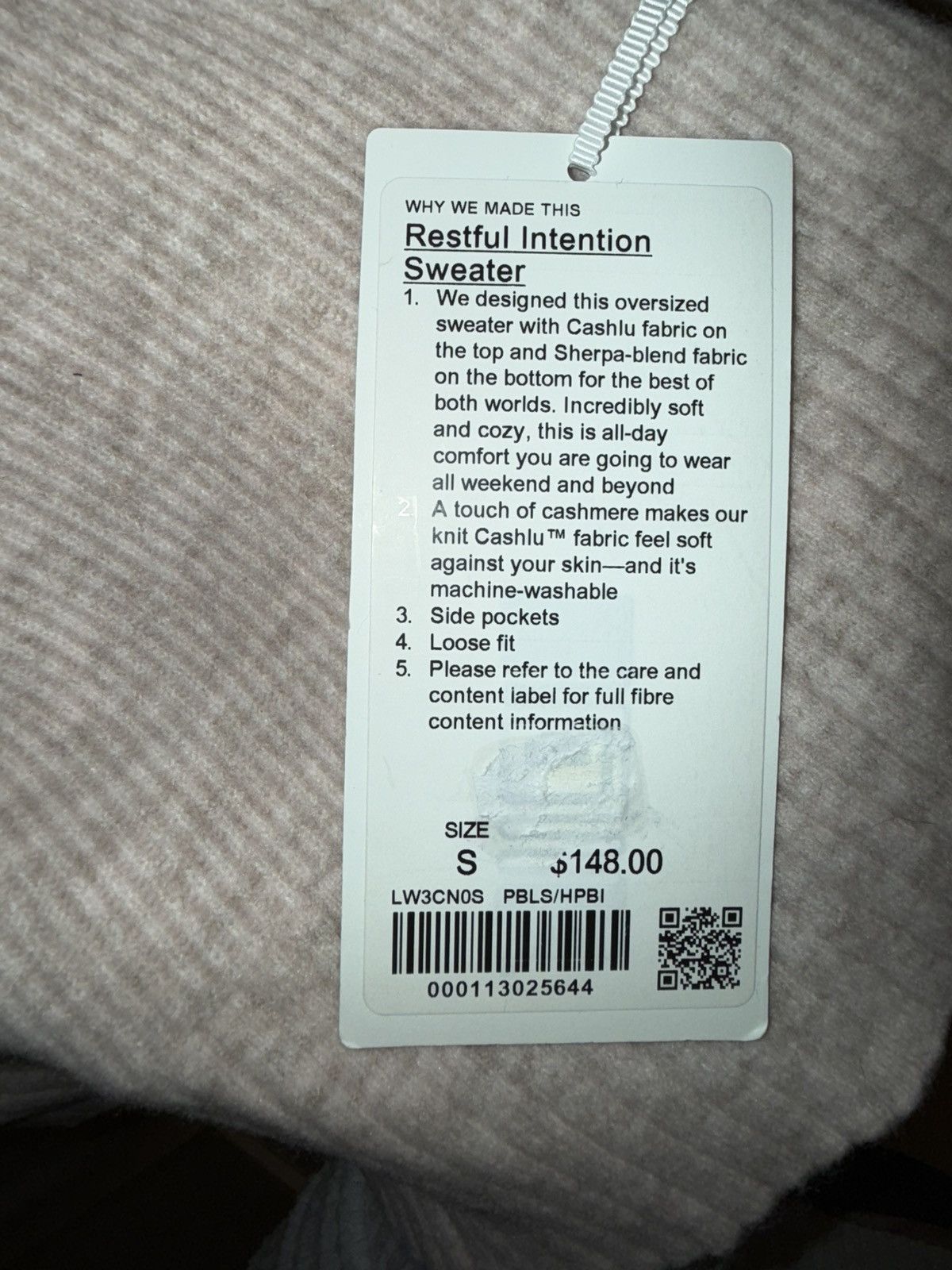 Lululemon Restful Intention Sweater Size S / US 4 / IT 40 - 4 Thumbnail