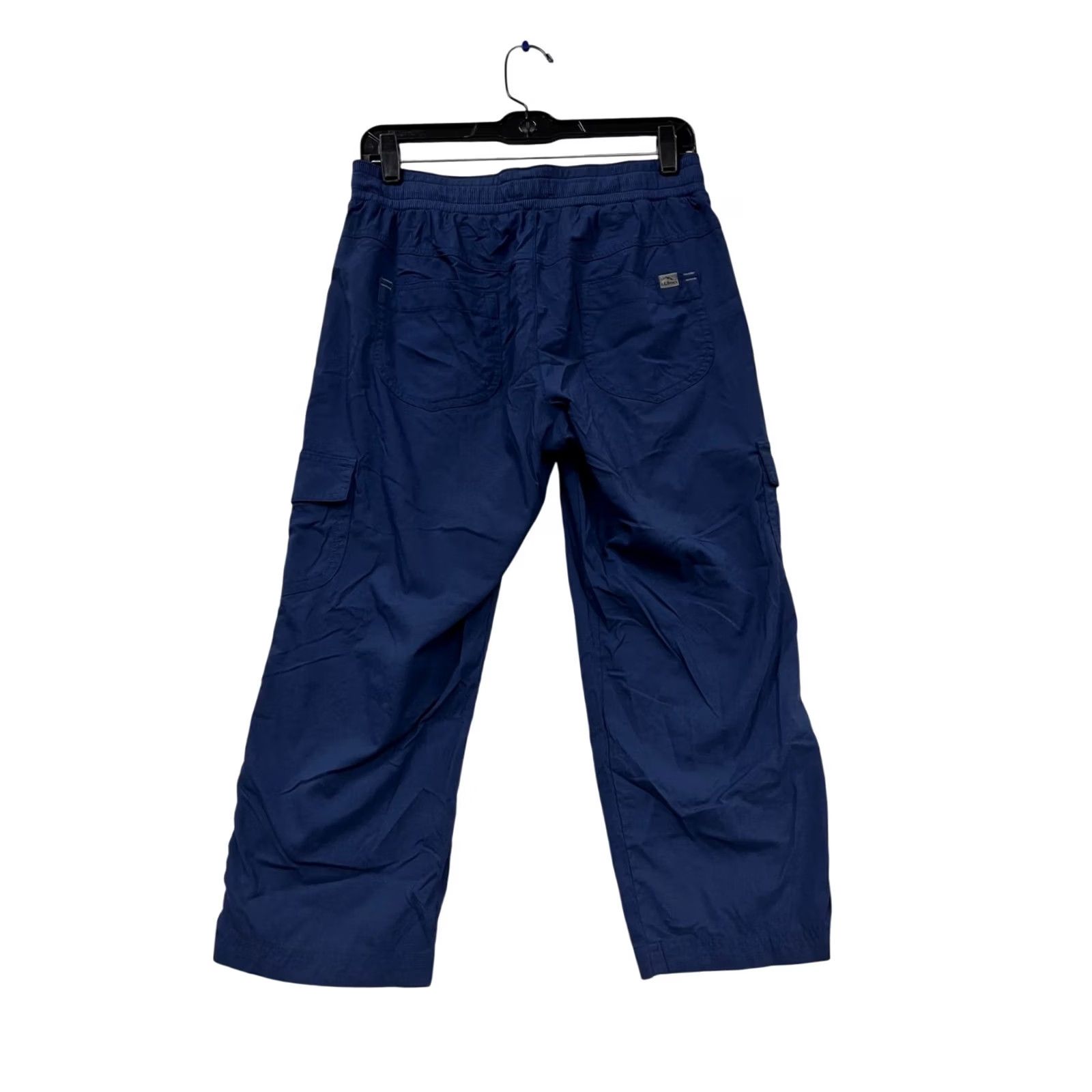 Vintage L.L. Bean Cargo Pants Small Unisex Adults Navy Blue Nylon Spandex Cargo Size 28" / US 6 / IT 42 - 2 Thumbnail