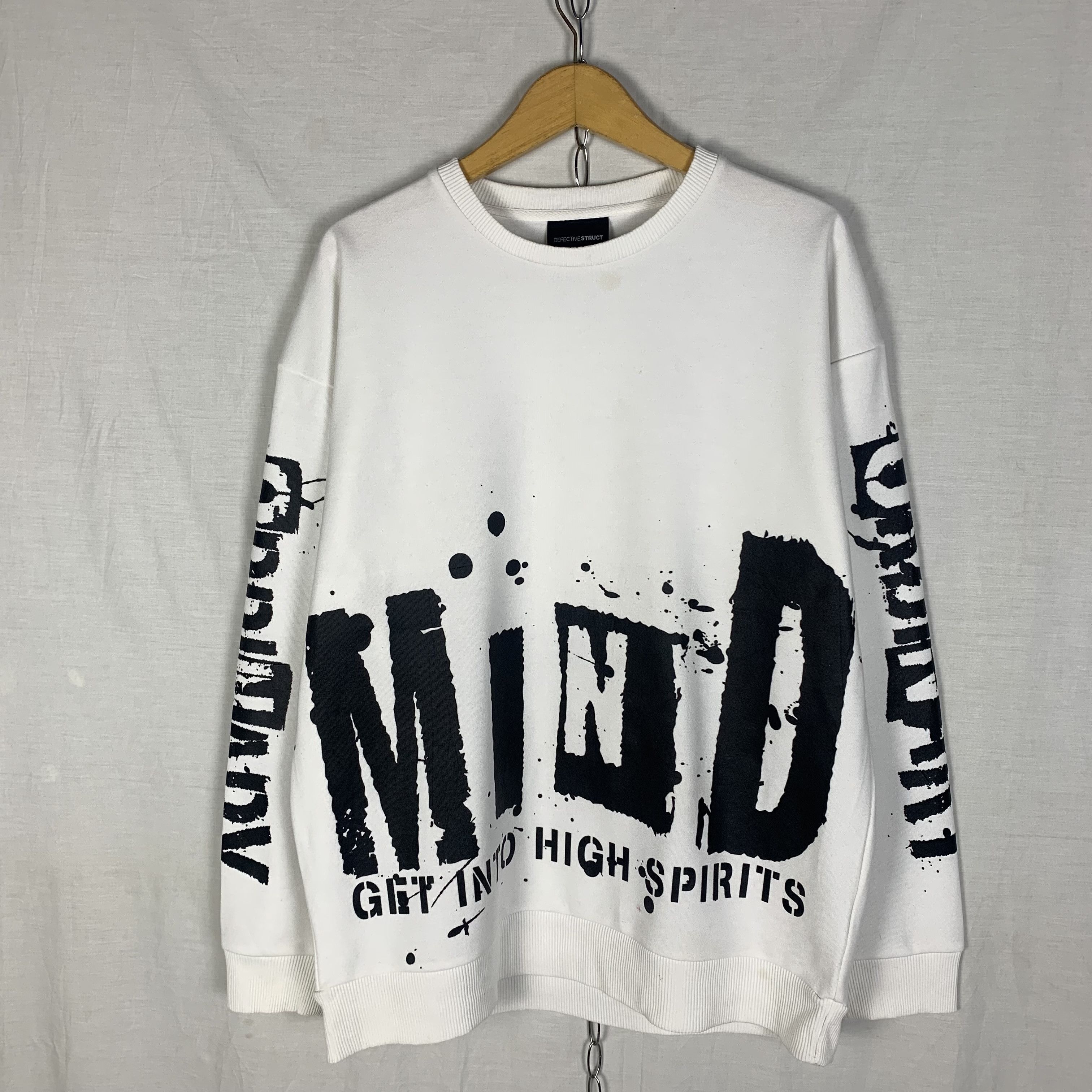 Defective Struct Paint Splatter Sweatshirt Crewneck