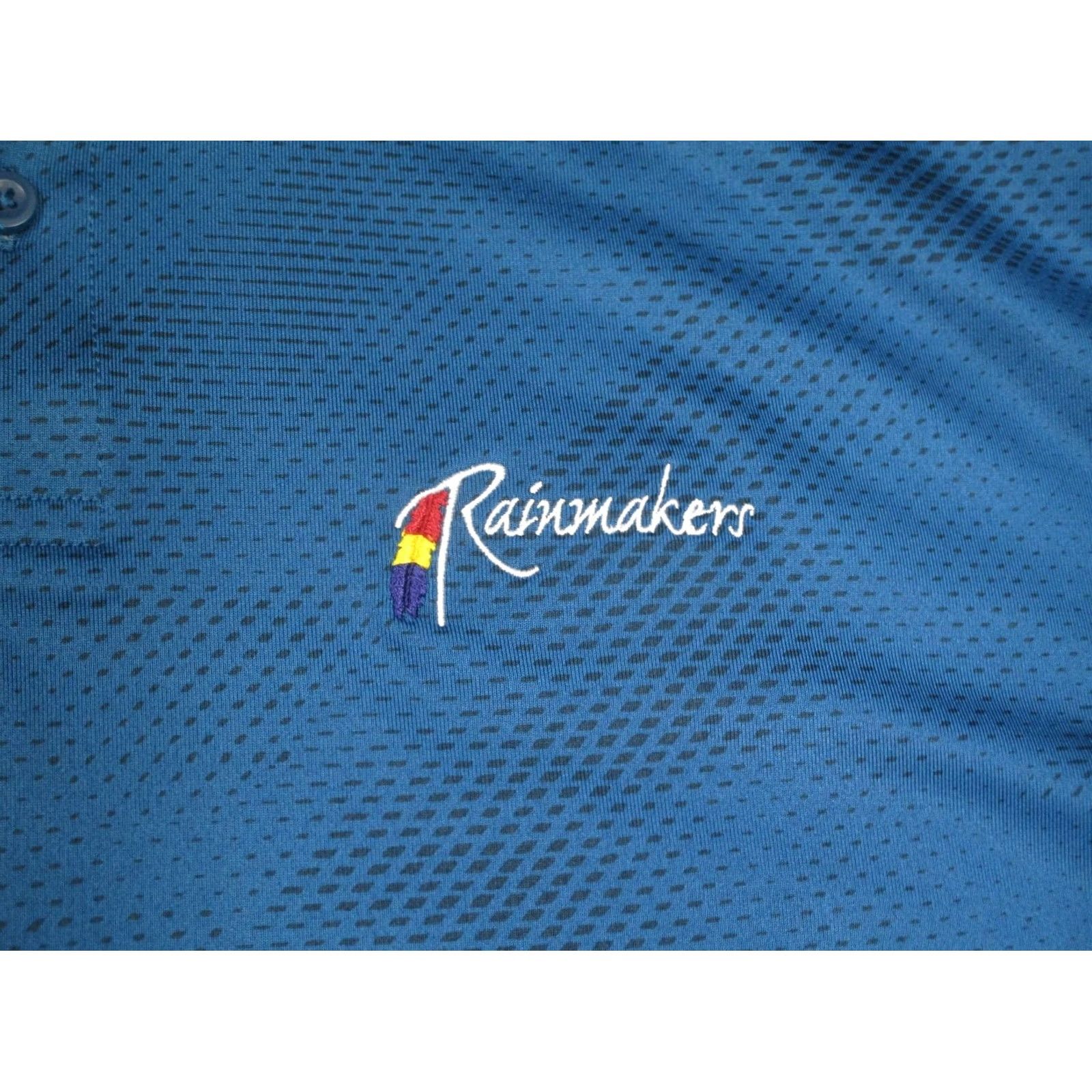 Under Armour Under Armour Polo Shirt Men XL Blue Geometric Performance Rainmaker Golf Course Size US XL / EU 56 / 4 - 3 Thumbnail