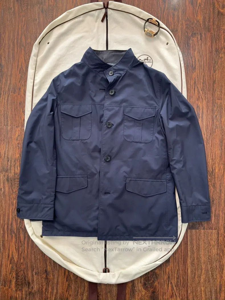 Loro Piana Soft Lamb Skin and Waterproof Reversible Jacket