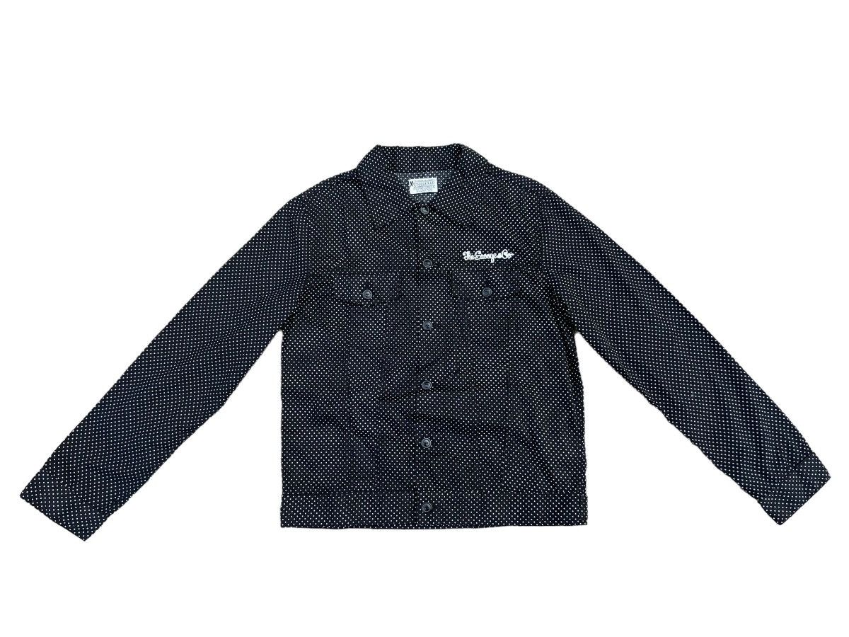Vintage STOOGE & CO Japan Embroidery Polka Dots Light Trucker Jacket Size US S / EU 44-46 / 1 - 1 Thumbnail