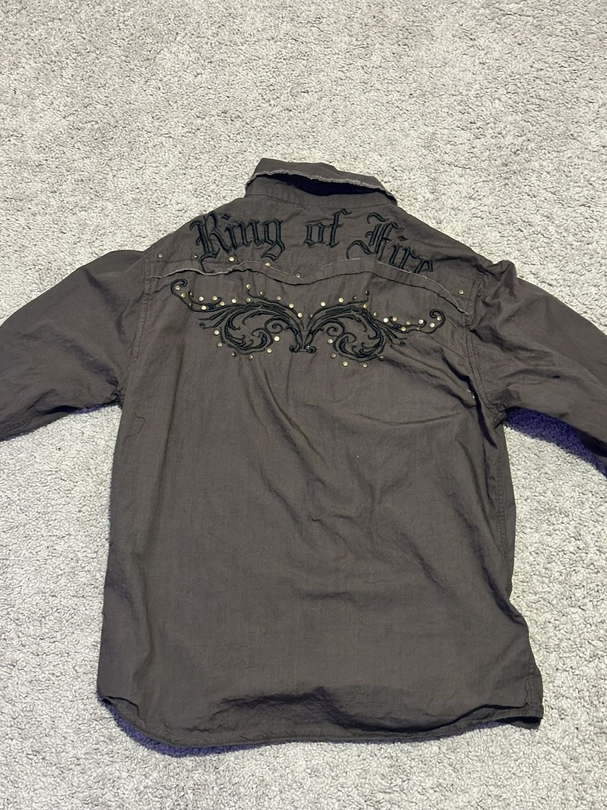 Japanese Brand King of Fire Western Shirt Size US M / EU 48-50 / 2 - 2 Thumbnail