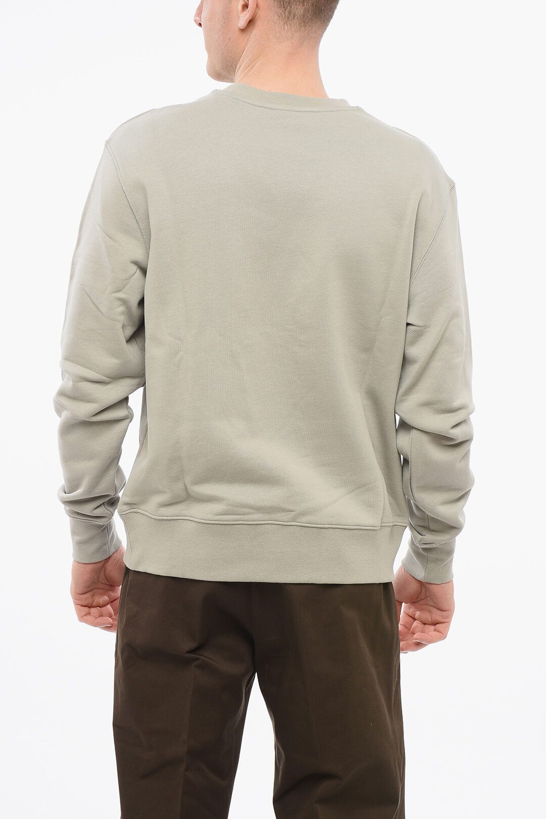 1989 STUDIO og1mm0725 Brushed Cotton Crewneck Sweatshirt in Grey Size US M / EU 48-50 / 2 - 2 Thumbnail
