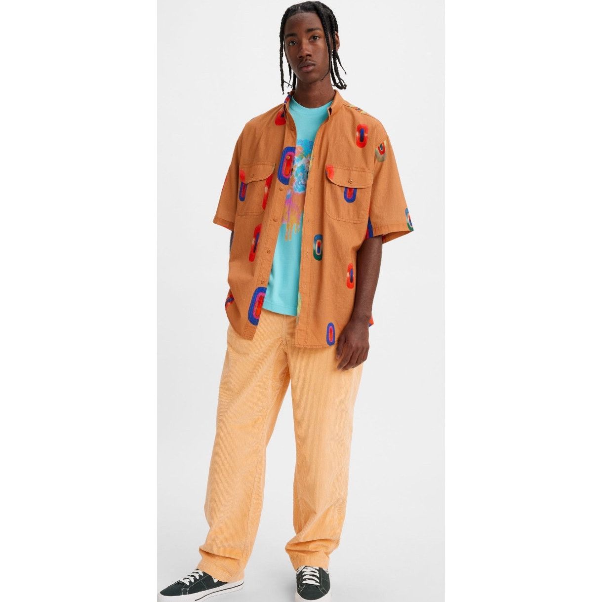 Levi's LEVI SKATEBOARD QUICK RELEASE PANTS APRICOT CREAM MENS SZ M Size US 32 / EU 48 - 1 Thumbnail