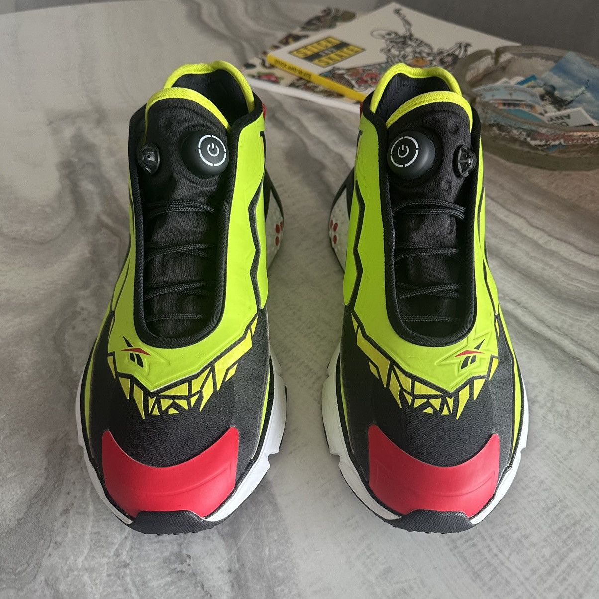 Reebok Rare Reebok Fury Model F Citron Sneakers Size US 10 / EU 43 - 4 Thumbnail