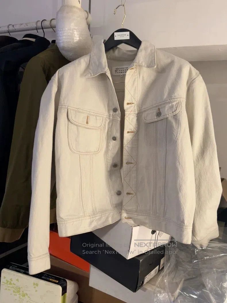 Margiela Denim Jacket in Off.