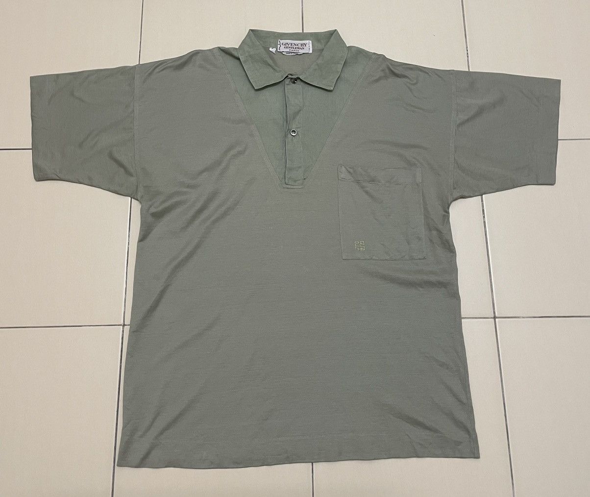 Givenchy Vtg 80s Givenchy Gentlemen Paris Promo Polo Shirt Size US M / EU 48-50 / 2 - 1 Thumbnail